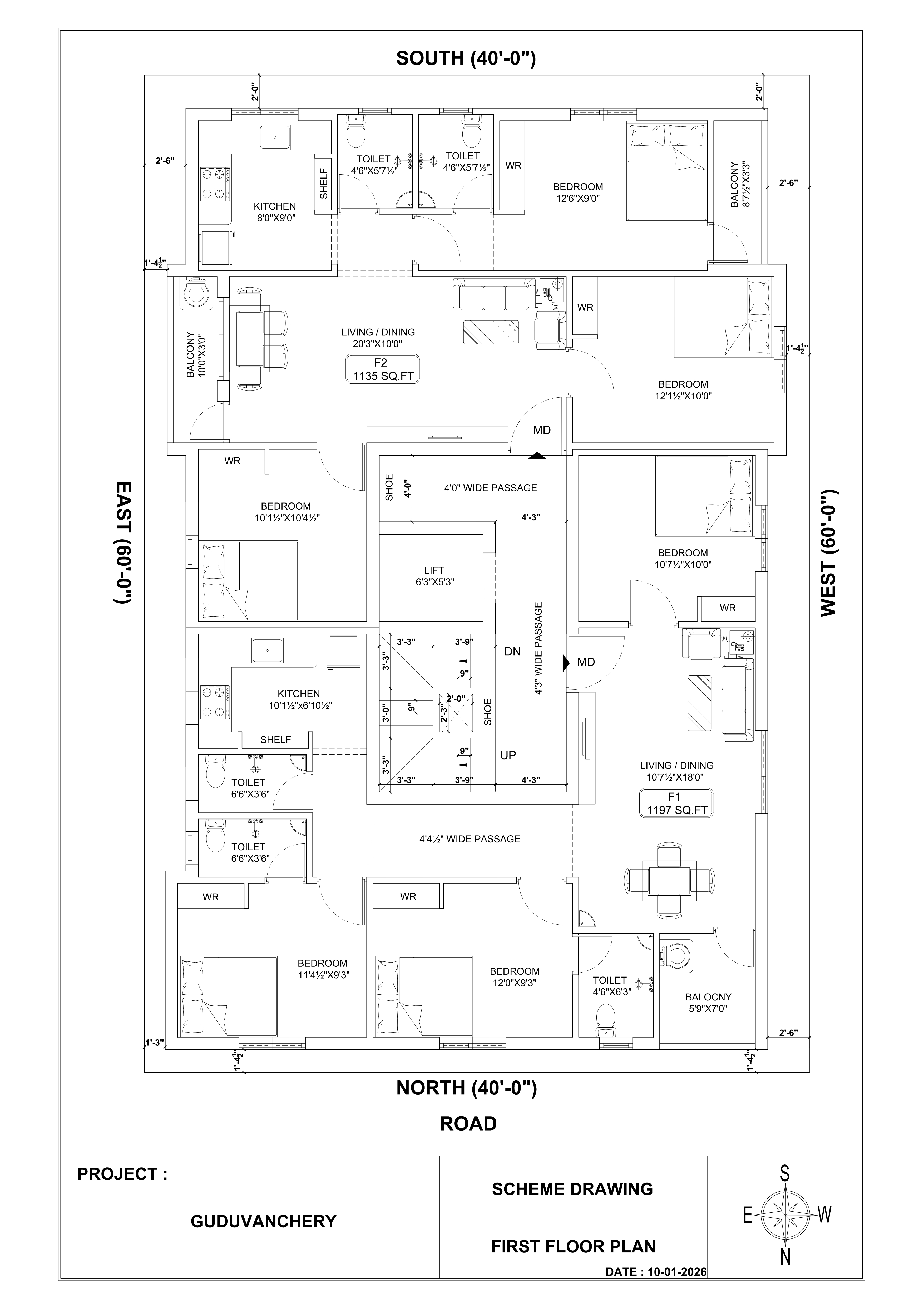 1st Floor Plan